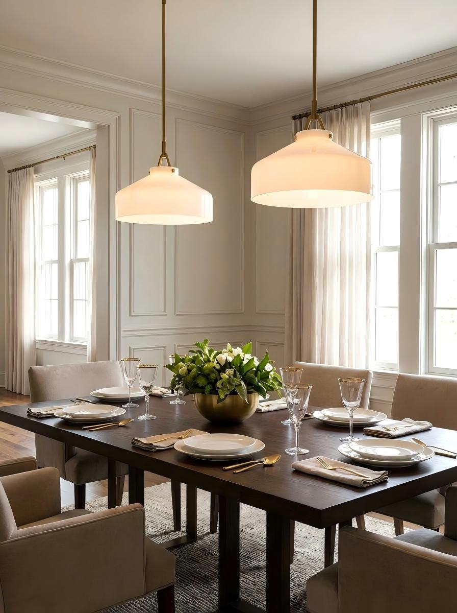 Hanton Nordisch Metall Morandi Metall Hängeleuchte – Nordische Schlichte Leuchte