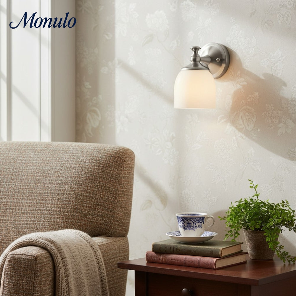 Kalvora Streamlined Metal Wall Sconce — Minimalist Interior Light for Staircases & Reading Corners