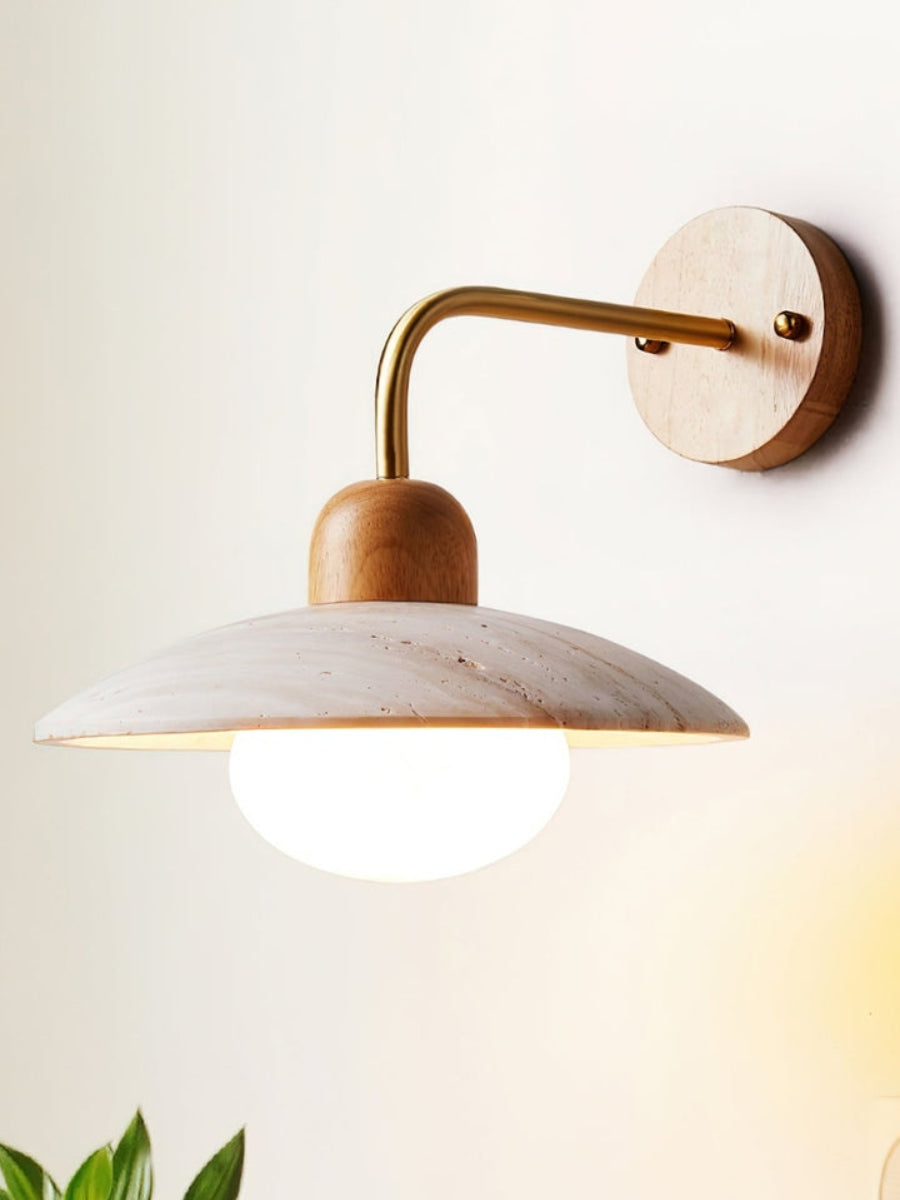 Lámpara de pared de travertino con diseño moderno 
