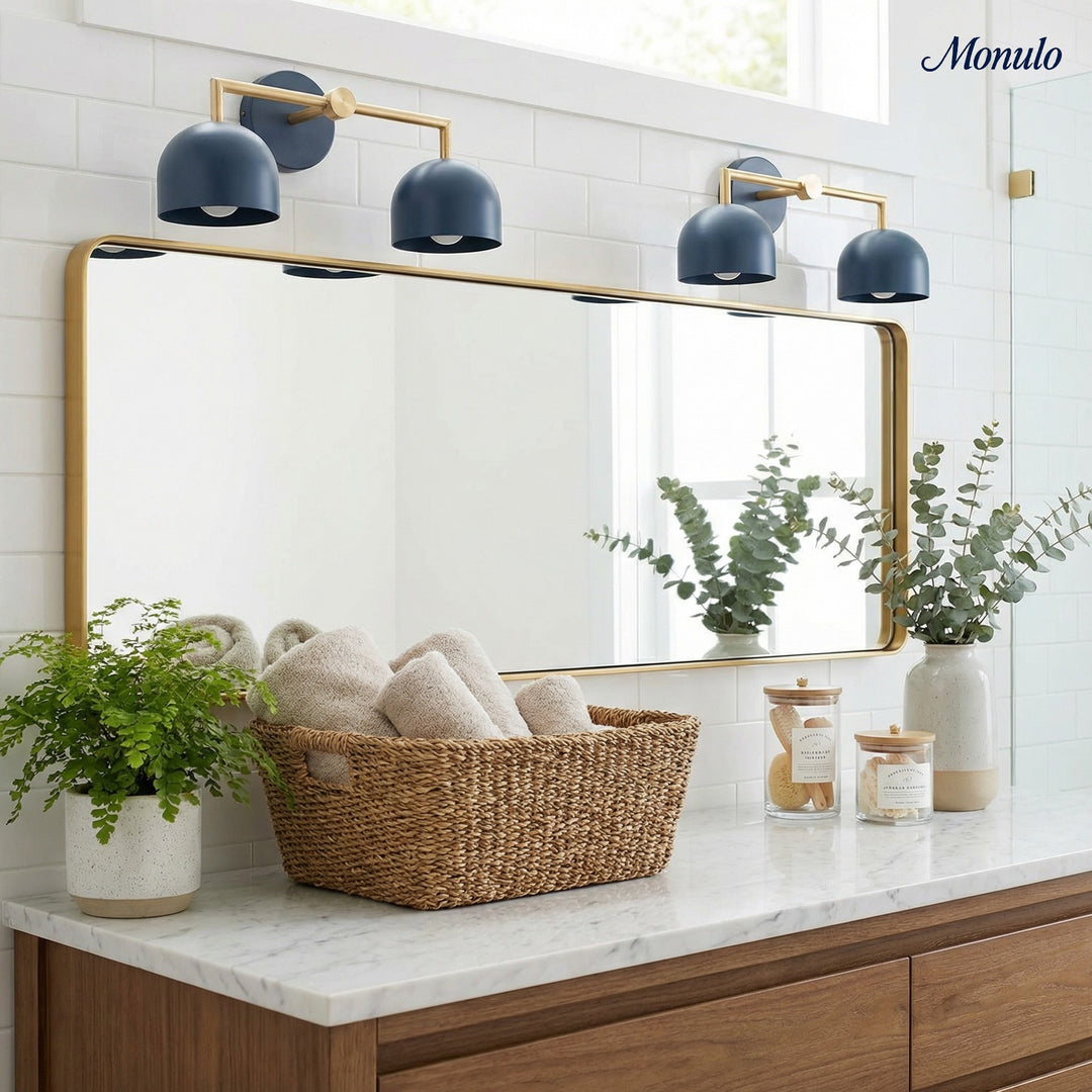 Farmhouse Vanity Wall Sconce – Rustic Bathroom colorful Vanity Light Fixture