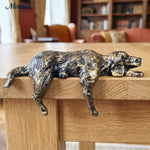 Cargar imagen en el visor de la Galería, Escultura Geométrica de Perro Floxo Decoración Moderna - Arte Minimalista de Hierro para Escritorio