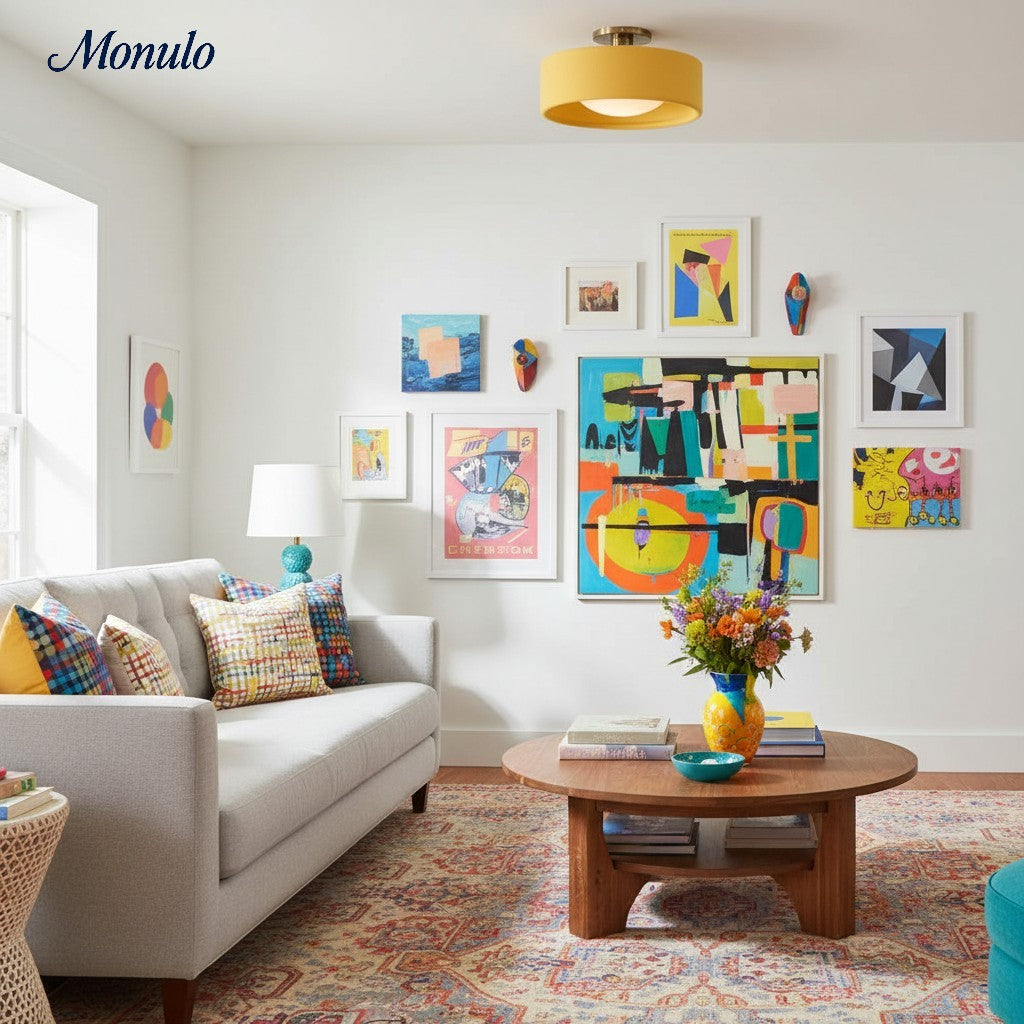 Plafonnier encastré contemporain en porcelaine Cerova – Éclairage d'ambiance doux pour couloirs et bureaux