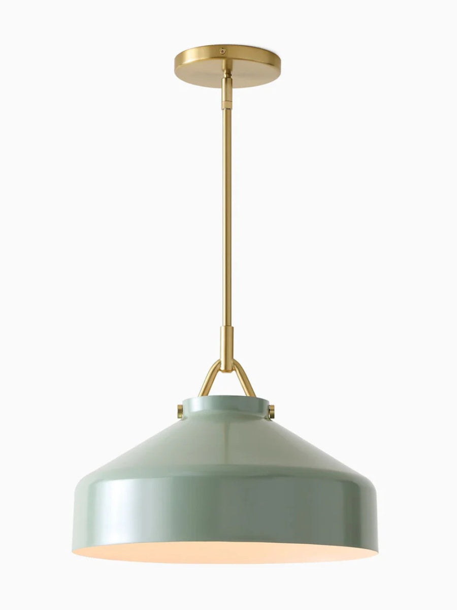 Hanton Nordic Metal Henry Pendant Light - Minimalist Glass And Metal Shade