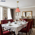 Charger l'image dans la visionneuse de galerie, Suspension rayée ludique Festilo - Verre et résine modernes pour cuisines et salles à manger