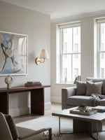 Load image into Gallery viewer, Fibura Fabric Wall Sconce – Elegant Wall Sconce for Bedroom and Hallaway Vintage Style
