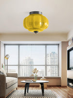 Load image into Gallery viewer, Retro Milk Semi Flush Mount Eloise Ceiling Light
