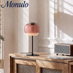 Bild in Gallery-Viewer laden, Clinco Tönungsglas Pilz-Silhouette Tischlampe – Vielseitige Designer-Tischbeleuchtung für Sideboard oder Nachttisch