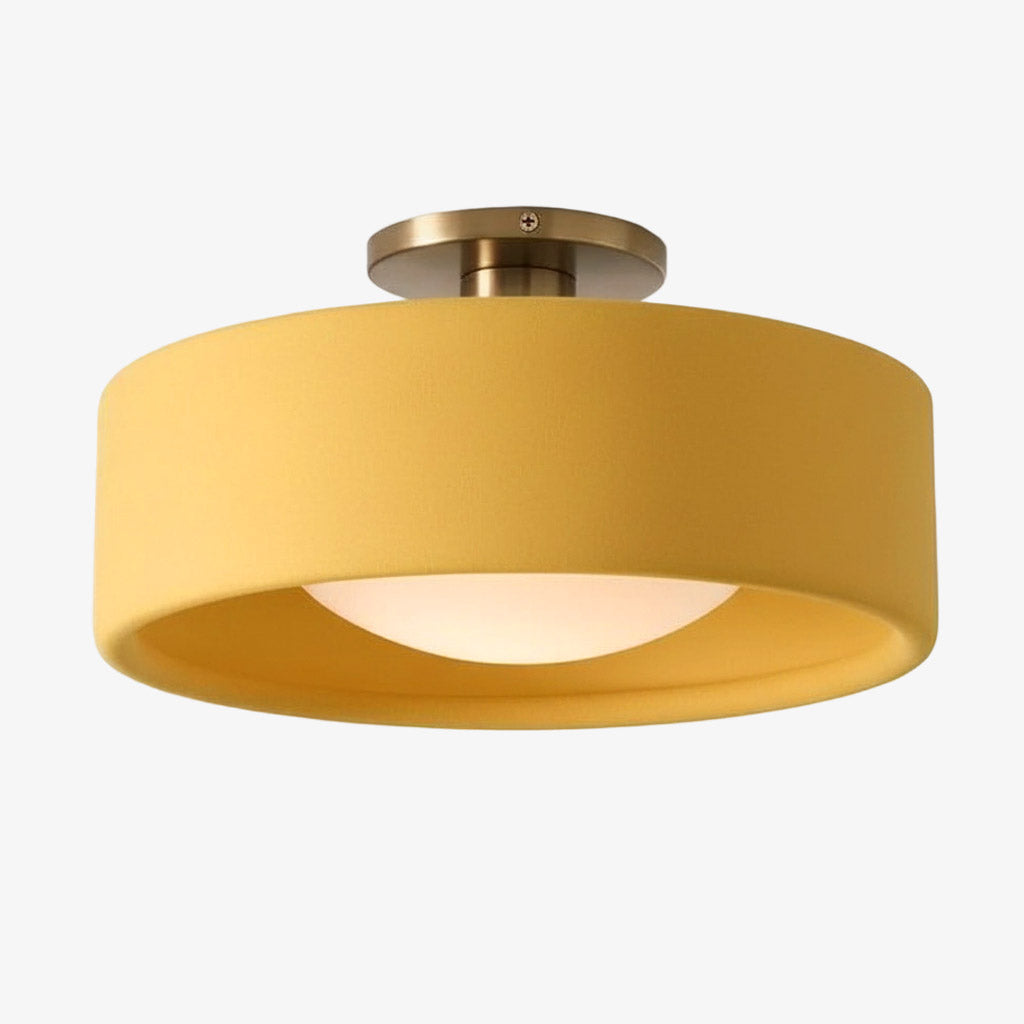 Plafonnier encastré en porcelaine Cerova – Luminaire discret
