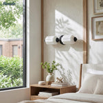 Bild in Gallery-Viewer laden, American Vintage Glas Laterne Geformt Horizontal Eloise Wandlampe