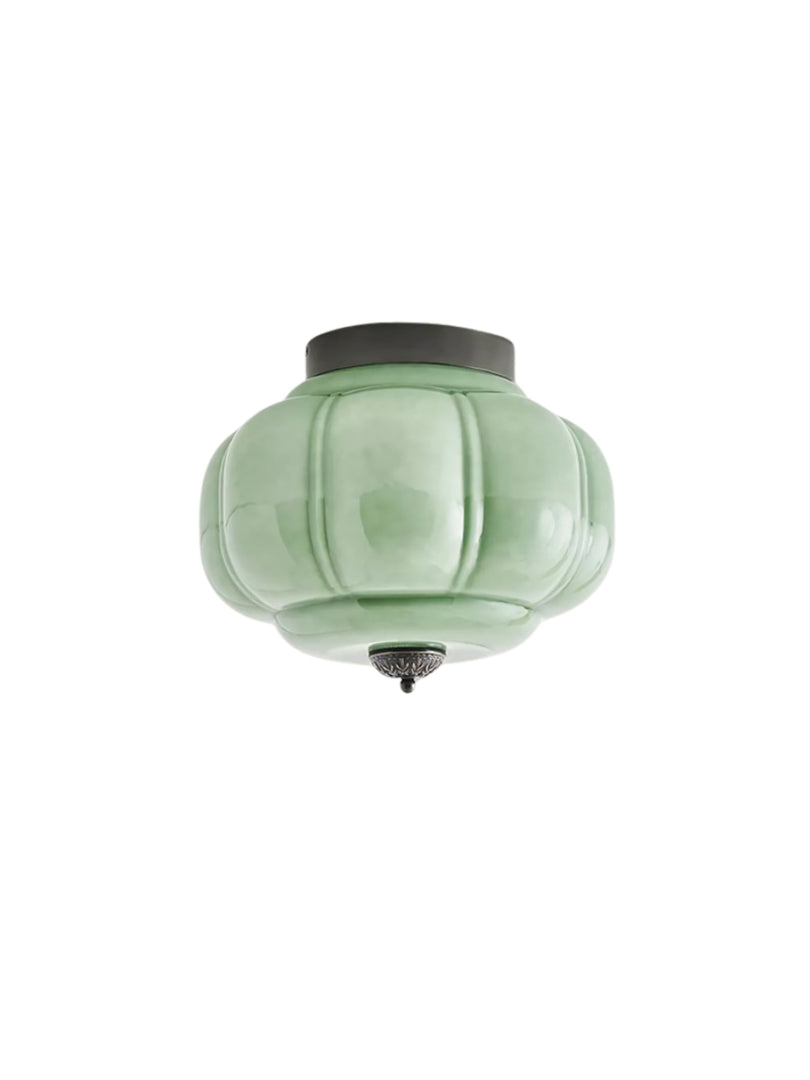 Retro Milk Semi Flush Mount Eloise Ceiling Light