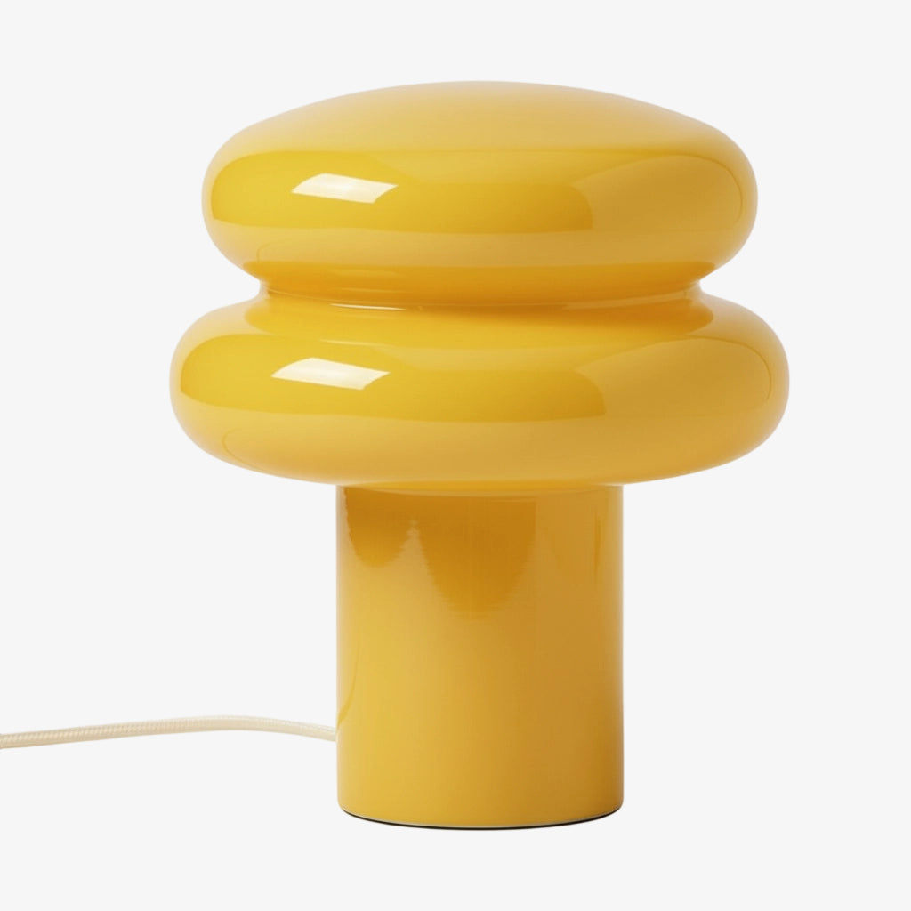 Lámpara de cristal opalino minimalista Coloria: iluminación suave para el dormitorio