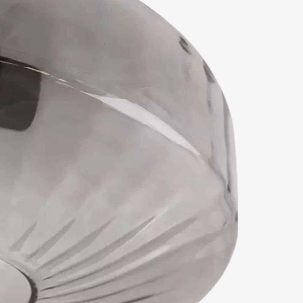 Lámpara de techo empotrada de vidrio ondulado multicolor vintage Verdoma - Lámpara de techo decorativa retro para cocina o pasillo