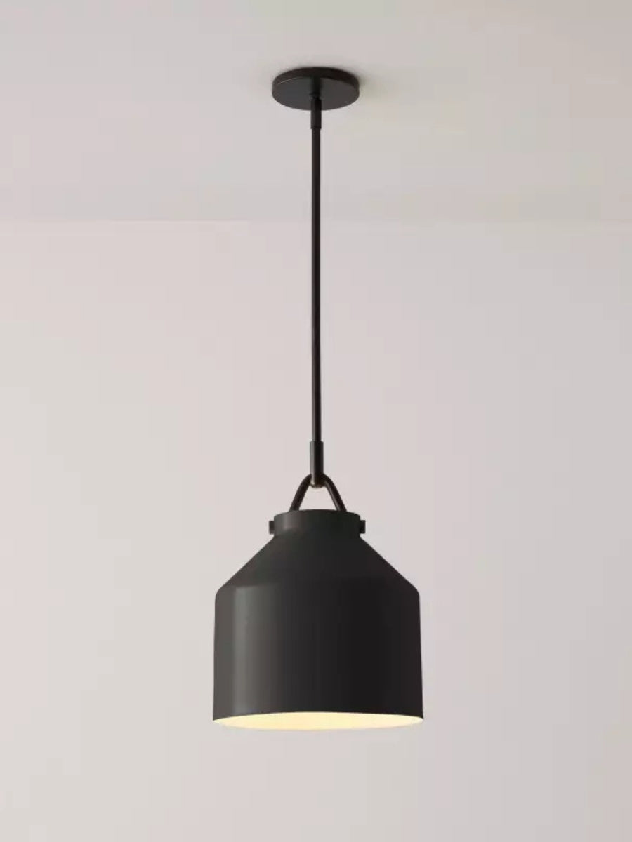 Hanton Nordic Metal Henry Pendant Light - Minimalist Glass And Metal Shade