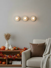 Minimal 3-Light Vanity Wall Sconce – Multiple Color Options Available