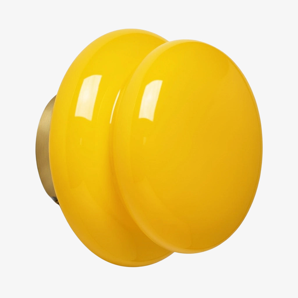 Aplique de pared Coloria Modern Colorful Opal Glass Globe – Ideal para salas de estar y dormitorios