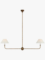 Load image into Gallery viewer, Sleek Chandelier Featuring Layered Linear Silhouette
