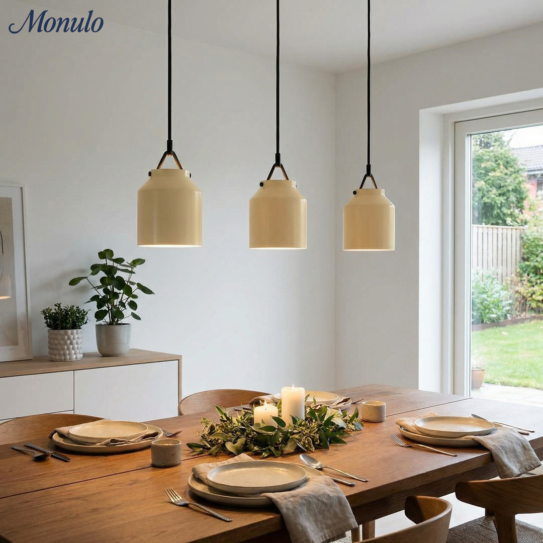 Hanton Nordic Metal Morandi Metal Pendant Light - Nordic Minimalist Fixture Light