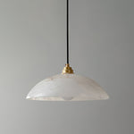 Load image into Gallery viewer, Natural Stone Plug-In Swag Pendant Light