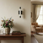 Load image into Gallery viewer, Ornato Luxe Modern Vanity Sconce - Art Deco Wall Light with Cylinder Shade
