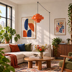 Load image into Gallery viewer, Koloro Millie Plug-In Glass Pendant Light - Retro Colorful Pendant for Modern Interiors