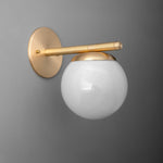 Load image into Gallery viewer, Glorica Glass Minimalist Metal and Glass Wall Sconce – Elegant Decorative Light Fixture for Living Rooms and Hallways
