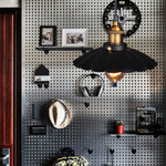 Load image into Gallery viewer, Black Skirt Pendant Light