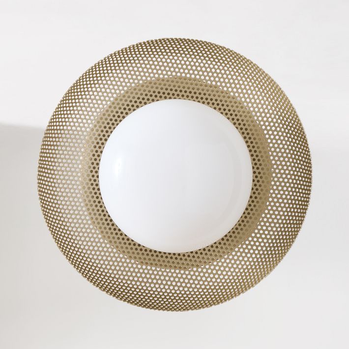 Elorina Bowl Wall Sconce – Elegant Brass And Glass Round Wall Fixture