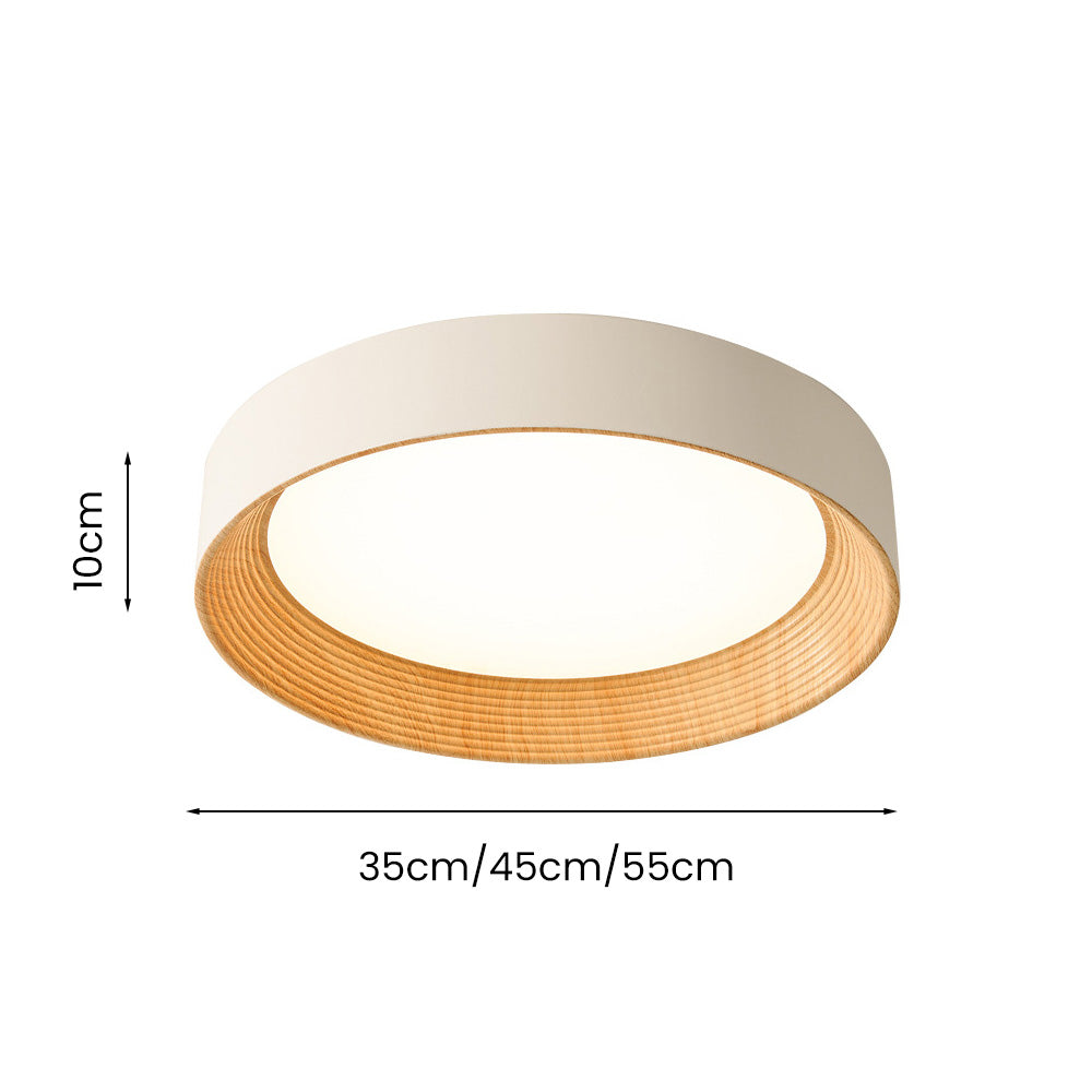 Plafonnier rond à LED minimaliste