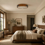 Bild in Gallery-Viewer laden, Walnut Full Spectrum Flush Mount Ceiling Light