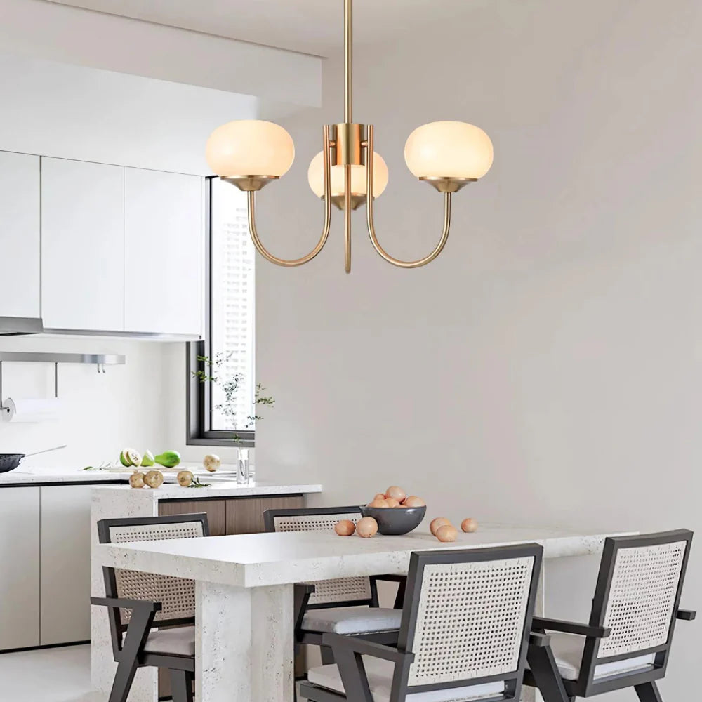Candelabro Moderno Marshmallow de Vidrio