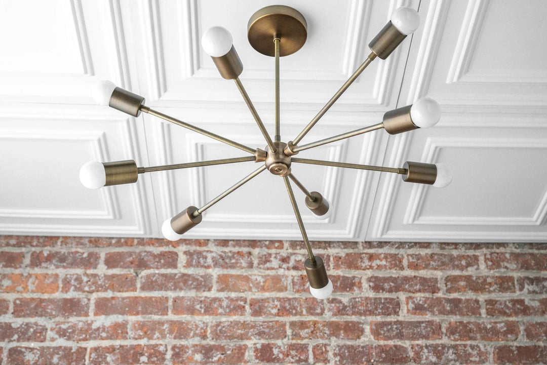 Lustre moderne Mobilux Line - Plafonnier milieu du siècle