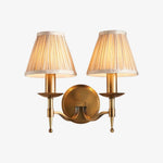 Load image into Gallery viewer, Tela Timeless Transitional Wall Lamp with Fabric Shade for Bedroom Dining Room