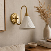 Celvane French Vintage Wall Lamp – Elegant Retro Design Bedside Light for Bedroom and Hallway