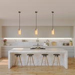 Bild in Gallery-Viewer laden, Nordisch Modern Alabaster Monty Pendelleuchte
