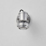 Load image into Gallery viewer, Brushed Silver Industrial Spotlight Wall Sconce