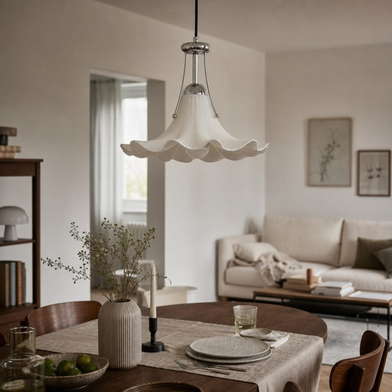 Cazelle Artistic Floral Pendant Lamp – Modern Sculptural Fixture for Living and Dining Areas