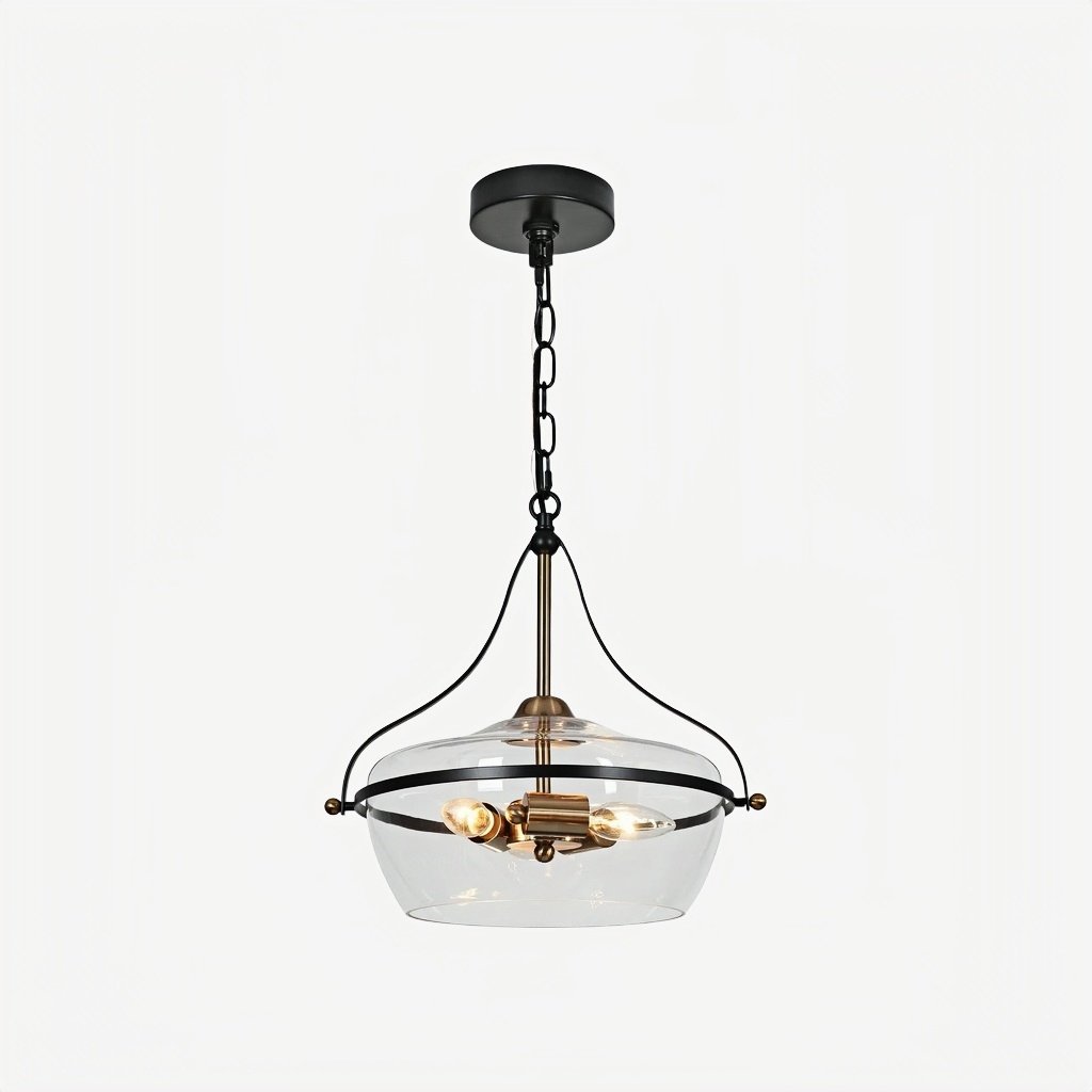 Lirra Elegante Glas-Hängeleuchte im Mid-Century-Stil für Küche & Esszimmer
