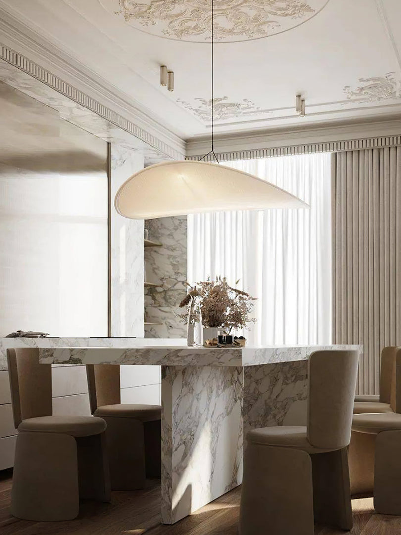 Cloudlike Mulberry Silk Plug-In Pendant Light