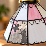 Cargar imagen en el visor de la Galería, Garden Cat Stained Glass Wall Lamp