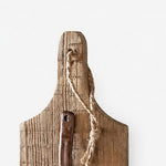 Charger l'image dans la visionneuse de galerie, Rustic wooden wall sconce textured wood detail