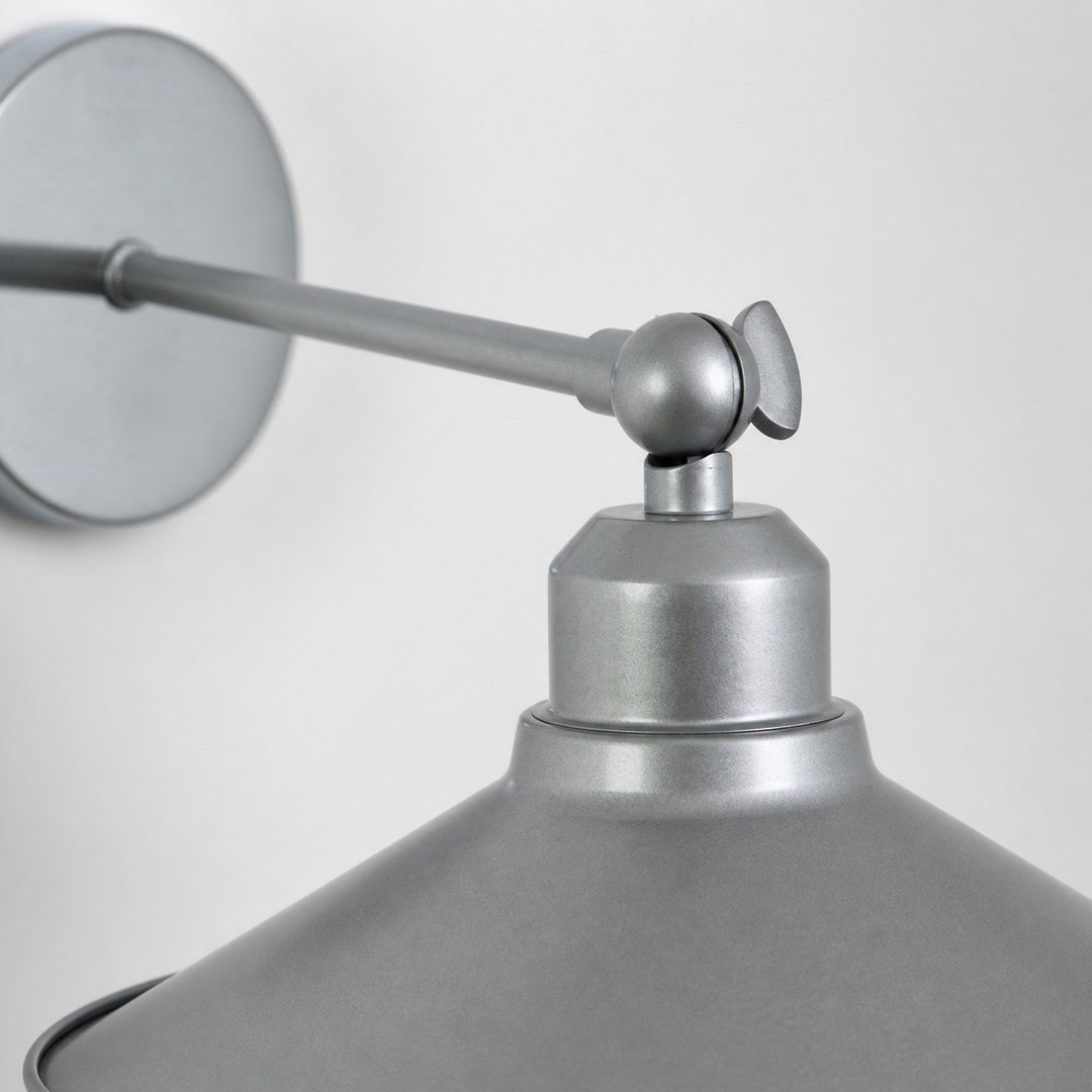 Galvanized Dome Industrial Wall Sconce