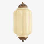 Bild in der Galerieansicht laden, Eloise Vintage Wandleuchte aus gewelltem Milchglas – Moderne Akzentbeleuchtung für Badezimmer und Schlafzimmer
