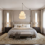 Bild in Gallery-Viewer laden, Beige Mulberry Paper Swag Pendant Light