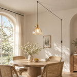 Bild in Gallery-Viewer laden, Vintage Blossom Glass Plug-In Pendant Light