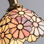Bild in Gallery-Viewer laden, Brass Stained Glass Plug-In Pendant