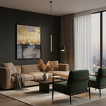 Load image into Gallery viewer, Marbled Travertine Cylinder Modern Pendant Light