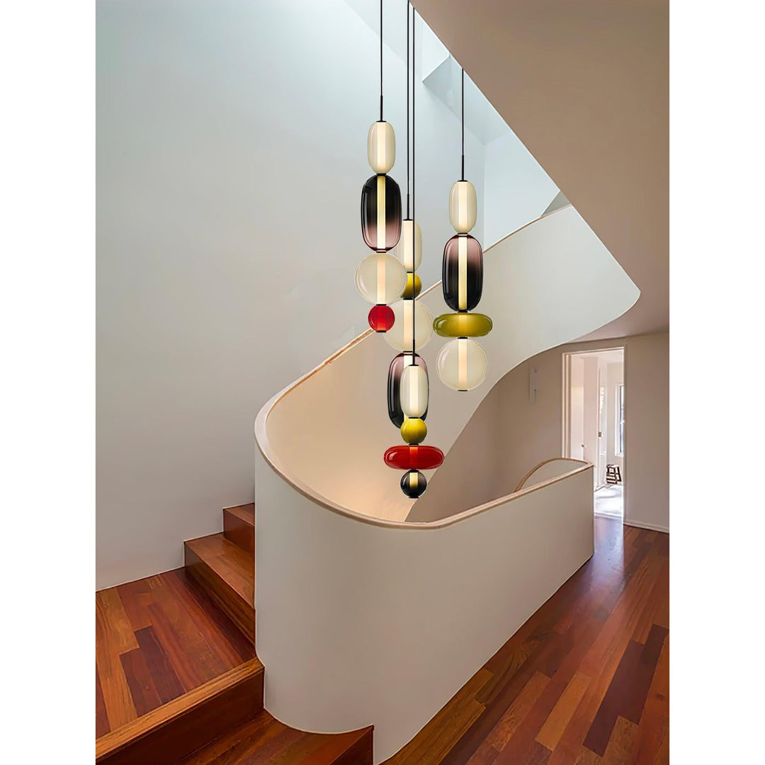 Stained Glass Chandelier