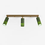 Load image into Gallery viewer, W-3433 natural jade flush mount ceiling light image 4
