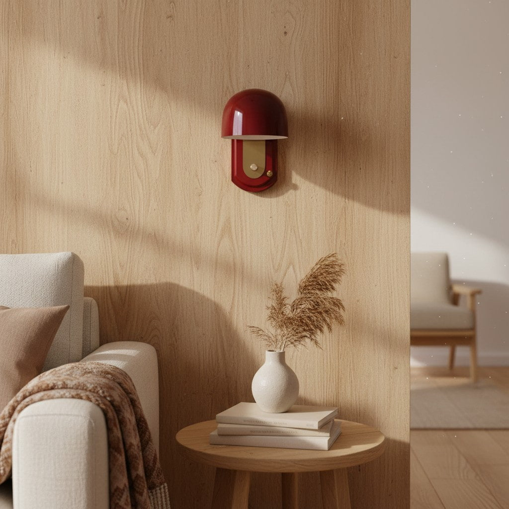 Lampes murales sculpturales Livessa - Métal moderne et verre pour chambres et salons