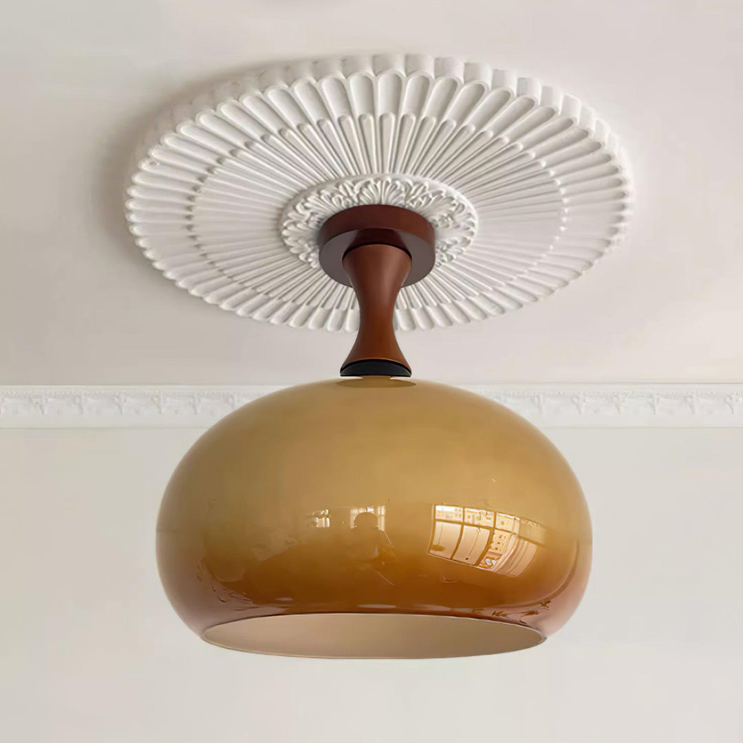 Lámpara de techo vintage de Murano